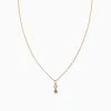 Pink And White Gem Necklace -Uncommon James J13N PINKWHTGEM GOLD 2