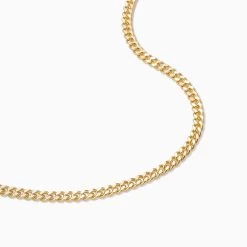 Rebellious Curb Chain Necklace -Uncommon James J13N REBELCHAIN GOLD 2