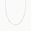 Textured Stud Necklace -Uncommon James J13N TXTSTUDNECK GOLD 1