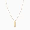 Vertical Bar Necklace 2 Vertical Bar Necklace -Uncommon James J13N VERTICALBAR GOLD 1