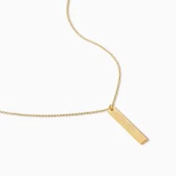 Vertical Bar Necklace -Uncommon James J13N VERTICALBAR GOLD 2