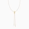 Adjustable Zipper Lariat Necklace 2 Adjustable Zipper Lariat Necklace -Uncommon James J13N ZIPPER GOLD 3