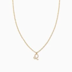 Zodiac Icon Chain Necklace -Uncommon James J13N ZODIACICON GOLD LEO 1