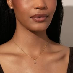 Zodiac Icon Chain Necklace -Uncommon James J13N ZODIACICON GOLD SAG M 1
