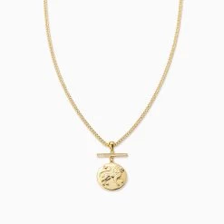 Zodiac Pendant Necklace -Uncommon James J13N ZODIACPENDANT GOLD LEO 1