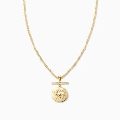 Zodiac Pendant Necklace -Uncommon James J13N ZODIACPENDANT GOLD TAURUS 1