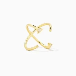 All Angles Arrow Ring -Uncommon James J13R ANGLESARROW GOLD 2
