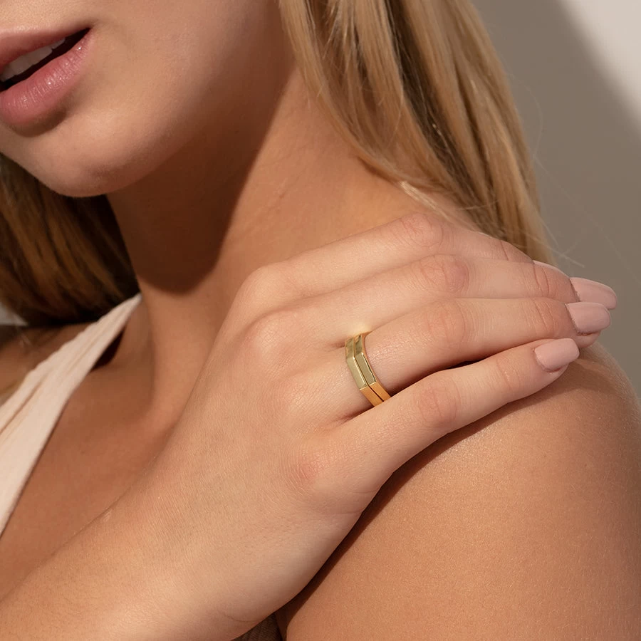 Octagon Ring (Set Of 2) 6 Octagon Ring (Set Of 2) - Image 4