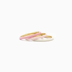 Pink Ombré Ring (Set Of 3) -Uncommon James J13R OMBRE GOLD PINK 1