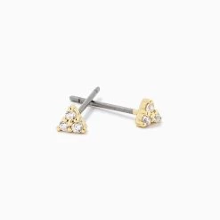 Every Angle Stud Earrings 8 Every Angle Stud Earrings -Uncommon James J14E EVERYANGLE GOLD 3