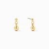 Move On Stud Earrings -Uncommon James J14E MOVEONSTUD GOLD 2