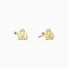 Snake Stud Earrings -Uncommon James J14E SNAKESTUD GOLD 2