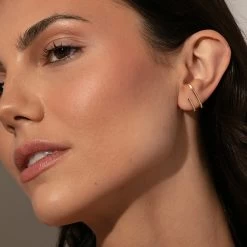 Double Vision Ear Climber -Uncommon James J14E SOLIDDBLVIS GOLD 1