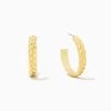 Vine Hoop Earrings