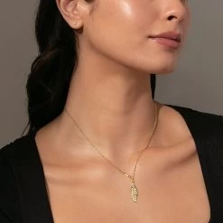 Feather Necklace -Uncommon James J14N FEATHERNECK GOLD 1