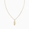 Feather Necklace 1 Feather Necklace -Uncommon James J14N FEATHERNECK GOLD 2