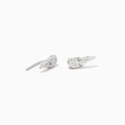 Angel Wings Ear Climber -Uncommon James J15E ANGELWINGSTUD SILVER 2