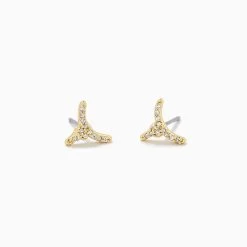 Fighter Stud Earrings -Uncommon James J15E FIGHTERSTUD GOLD 2