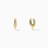 Spike Huggie Earrings -Uncommon James J15E SPIKEHUG GOLD 1