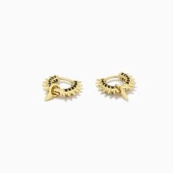 Spike Huggie Earrings 8 Spike Huggie Earrings -Uncommon James J15E SPIKEHUG GOLD 2