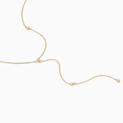 Icy Lariat Necklace -Uncommon James J15N ICYLARIAT GOLD 2
