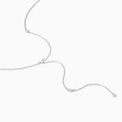 Icy Lariat Necklace -Uncommon James J15N ICYLARIAT SILVER 2