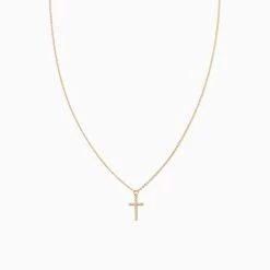 Pavé Cross Necklace