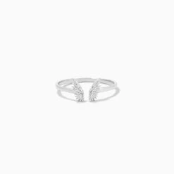 Angel Wings Ring -Uncommon James J15R ANGELWINGSRING SILVER 1