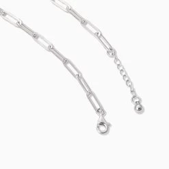 Basic Paperclip Chain Bracelet 10 Basic Paperclip Chain Bracelet -Uncommon James J16B BASICPAPERCLIP SS 3
