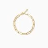 Staple Paperclip Chain Bracelet -Uncommon James J16B PAPERCLIP GOLD 1