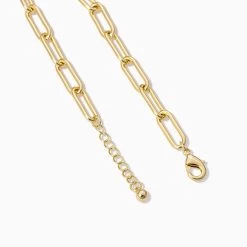 Staple Paperclip Chain Bracelet 14 Staple Paperclip Chain Bracelet -Uncommon James J16B PAPERCLIP GOLD 3
