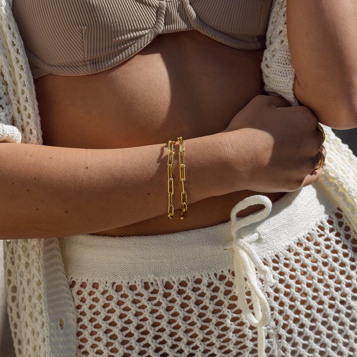 Staple Paperclip Chain Bracelet 4 Staple Paperclip Chain Bracelet - Image 2