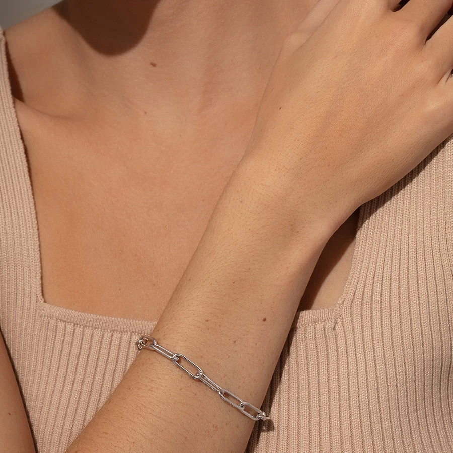 Staple Paperclip Chain Bracelet 9 Staple Paperclip Chain Bracelet - Image 7