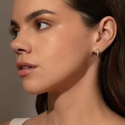 Making A Point Stud Earrings -Uncommon James J16E MAKEAPOINT GOLD M1