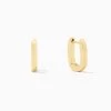 Oval Huggie Earrings -Uncommon James J16E OVALHUG GOLD 1