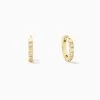 Runway Huggie Earrings -Uncommon James J16E RUNAWAY GOLD 1