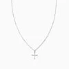 Bold Cross Pendant Necklace
