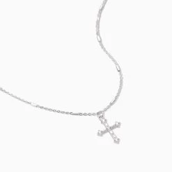 Bold Cross Pendant Necklace -Uncommon James J16N BOLDCROSSNECK SS 2