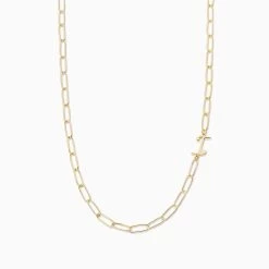 Cursive Initial Necklace 30 Cursive Initial Necklace -Uncommon James J16N CURSIVE GOLD I 1