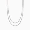 Double Curb Chain Necklace -Uncommon James J16N DOUBLECURB SS 1