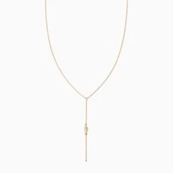 Fish Bone Lariat Necklace