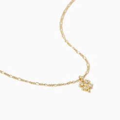 Four Leaf Clover Necklace -Uncommon James J16N FOURLEAF GOLD 2