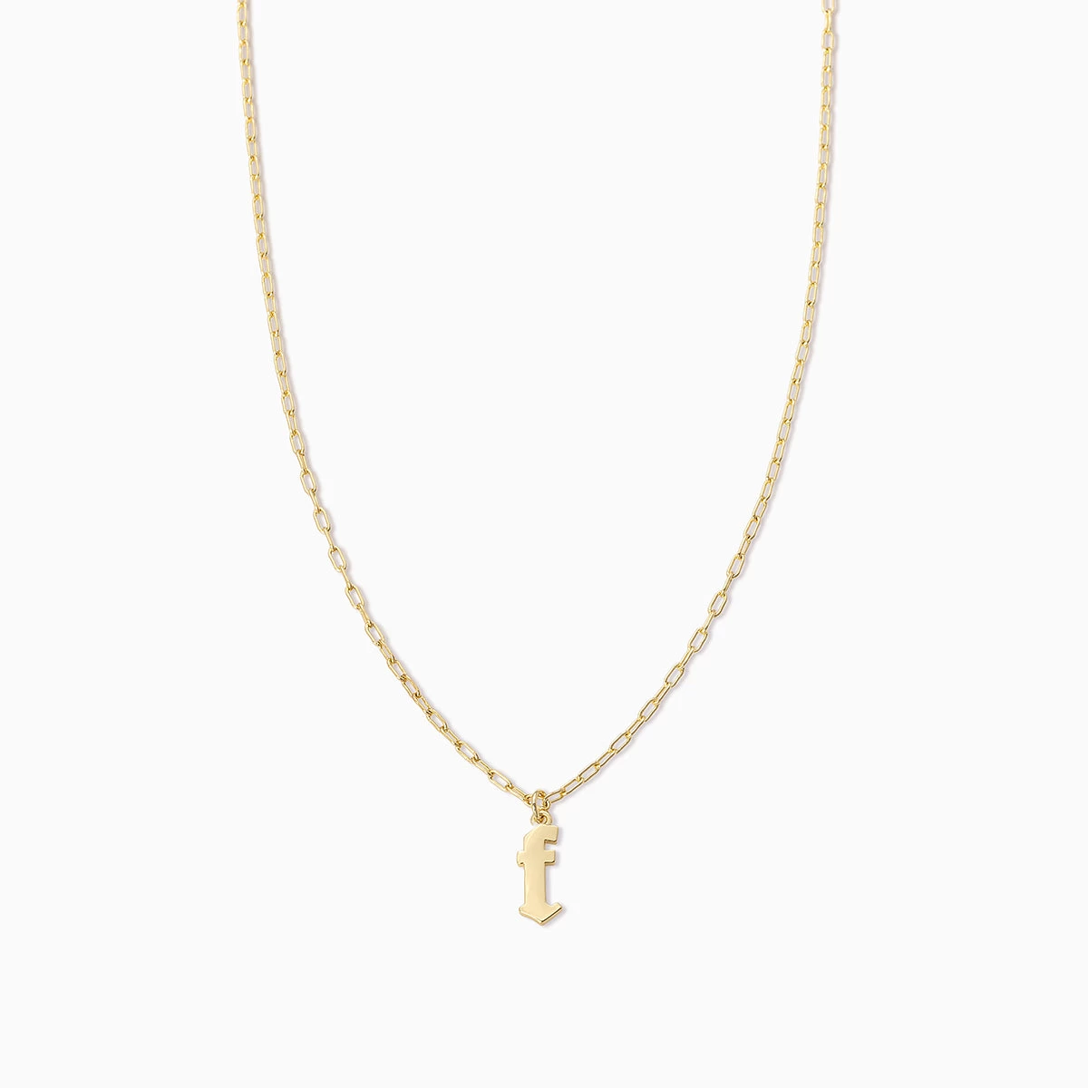 Gothic Initial Pendant Necklace 8 Gothic Initial Pendant Necklace - Image 6