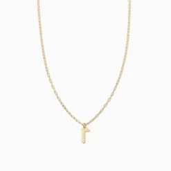 Gothic Initial Pendant Necklace 39 Gothic Initial Pendant Necklace -Uncommon James J16N GOTHICPEN GOLD R 1