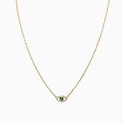 Evil Eye Pavé Necklace