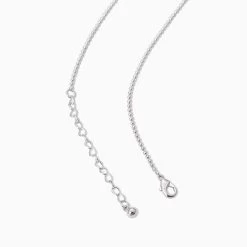 Peace Sign Pendant Necklace -Uncommon James J16N PEACESIGN SILVER 3