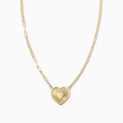 Radiating Heart Necklace