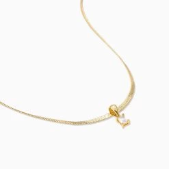 Work It Herringbone Chain Necklace 9 Work It Herringbone Chain Necklace -Uncommon James J16N WORKIT GOLD 2