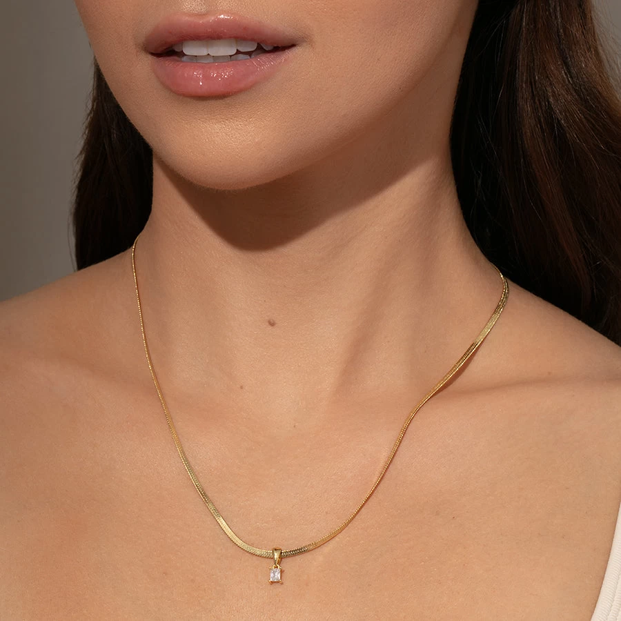 Work It Herringbone Chain Necklace 7 Work It Herringbone Chain Necklace - Image 5