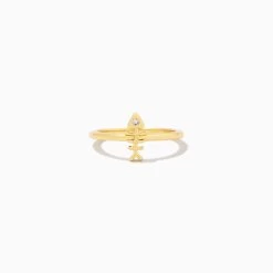 Fish Bone Ring -Uncommon James J16R FISHBONERING GOLD 1